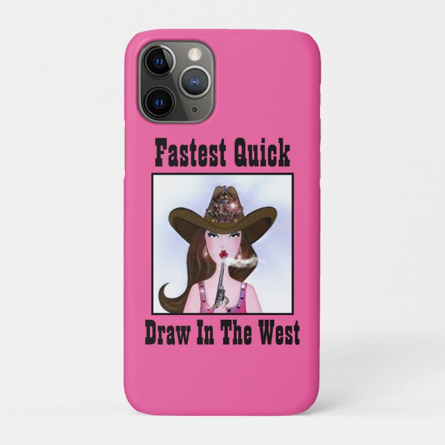 Fastest Quick Draw In The West! Case-Mate iPhone Case (Back)