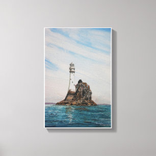 Fastnet Lighthouse, Cork , Ireland Canvas Print