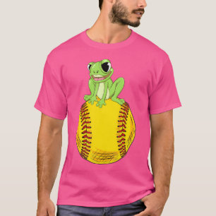 Fastpitch Frog Funny Softball T-Shirt