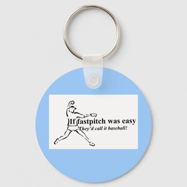 Fastpitch Keychain (Front)