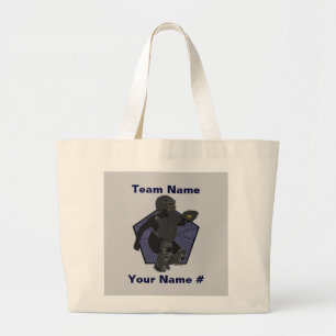 Fastpitch Softball Catcher Tote Bag