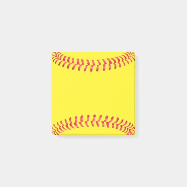 Fastpitch Softball Coach or Player Sports Office Post-it Notes (Front)