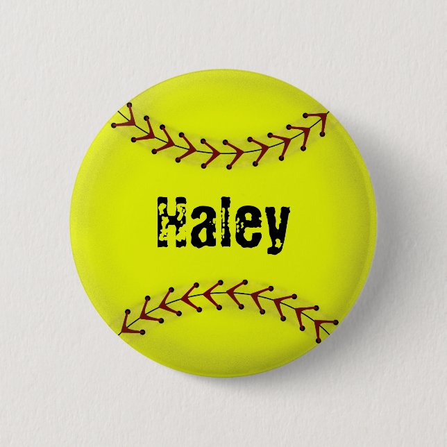 Fastpitch Softball Flair Button (Front)