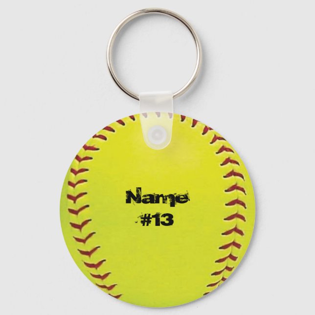 Fastpitch Softball Key Chain (Front)