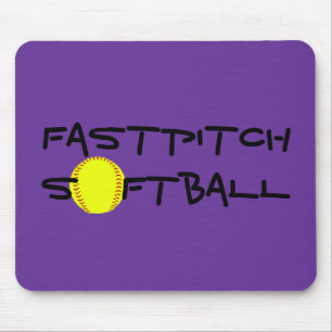 Fastpitch Softball Mouse Pad