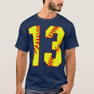 Fastpitch Softball Number 13 13 Softball Shirt Jer