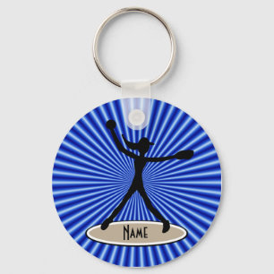 Fastpitch Softball Pitcher Keychain