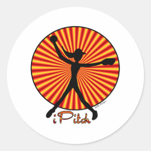 Fastpitch Softball Pitcher Sticker