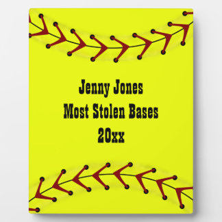 Fastpitch Softball Plaque