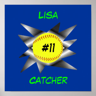 Fastpitch Softball Poster