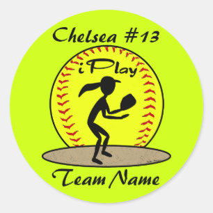 Fastpitch Softball Stickers