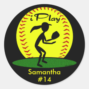 Fastpitch Softball Stickers