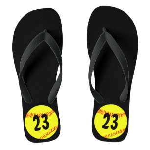 Fastpitch Softball Team Custom Jersey Number Jandals