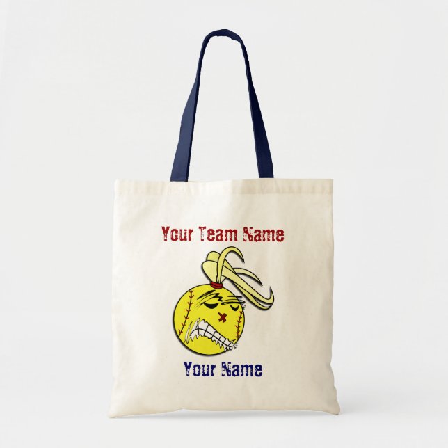 Fastpitch Softball Tote Bag (Front)