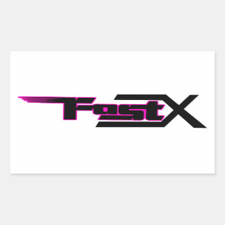 FastX pink sticker