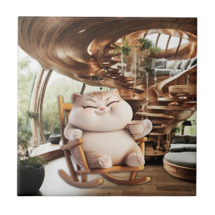 Fat And Sassy Coffee Time Tile