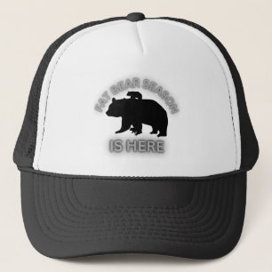 Fat Bear Season Is Here - Black Trucker Hat