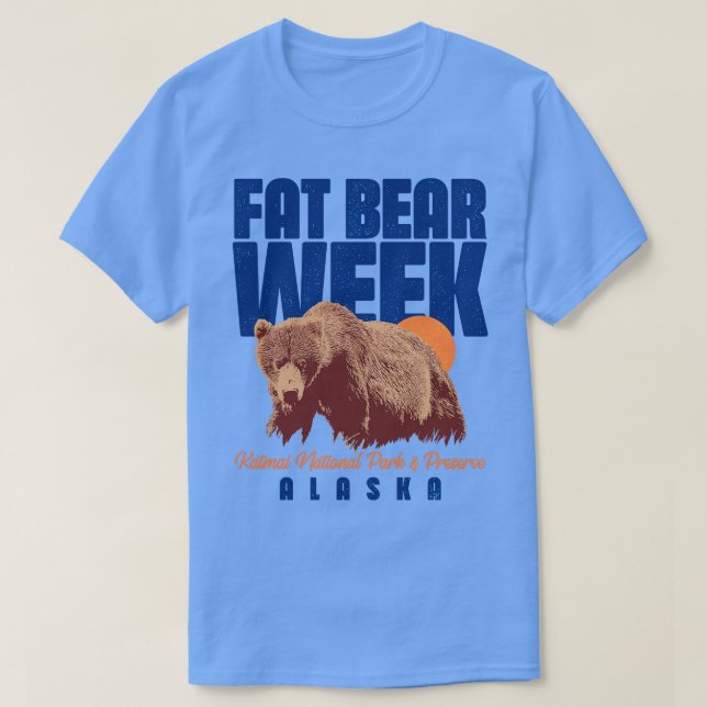 Fat Bear Week Hibernation T-Shirt (Design Front)