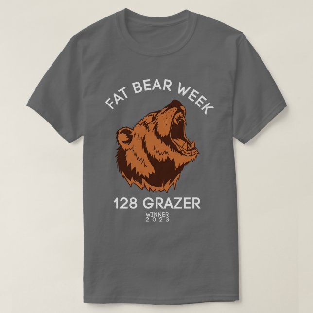 Fat Bear Week Winner 2023 128 Grazer TShirt (Design Front)