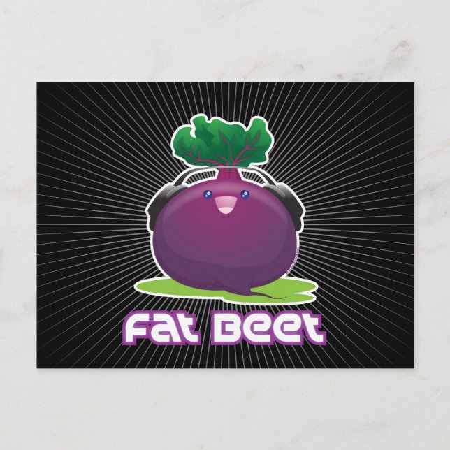 Fat Beet Postcard (Front)