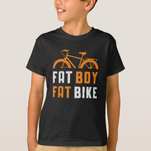 Fat Boy Fat Bike Biker MTB Cycling Biking Fatbike T-Shirt