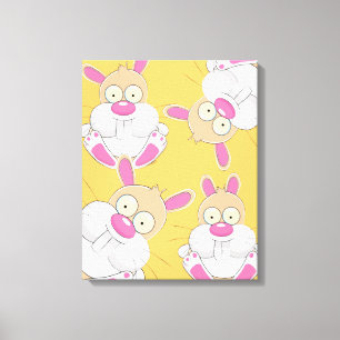 Fat Bunny Canvas Print