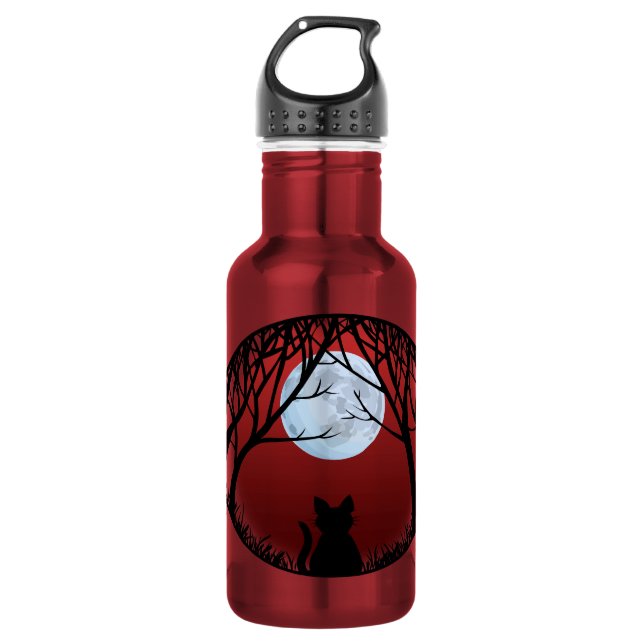 Fat Cat Cat Lover Sport Bottles (Front)