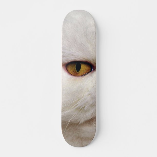 Fat Cat Evil Eye Custom Pro Park Board Skateboard (Front)