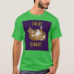 FAT CAT Funny graphic T-Shirt