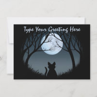 Fat Cat Invitations Personalised Cat Lover Card