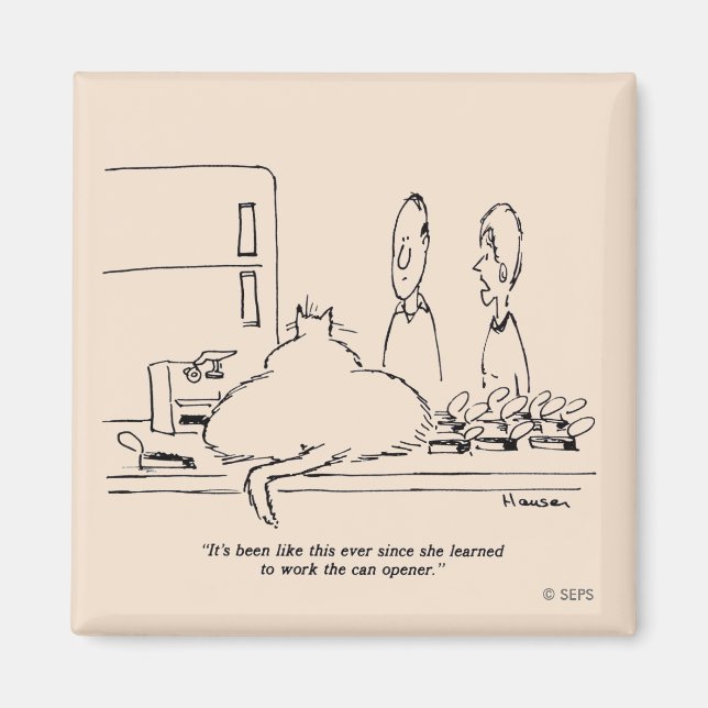 Fat Cat Magnet (Front)