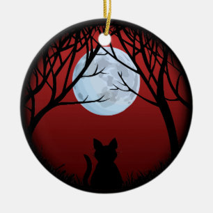 Fat Cat Ornament Personalised Cat Decoration Gift