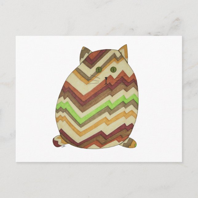 Fat Cat Postcard (Front)