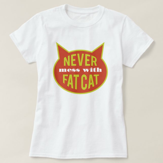 Fat Cat T-Shirt (Design Front)
