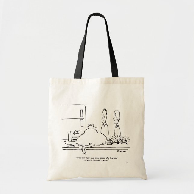 Fat Cat Tote Bag (Front)