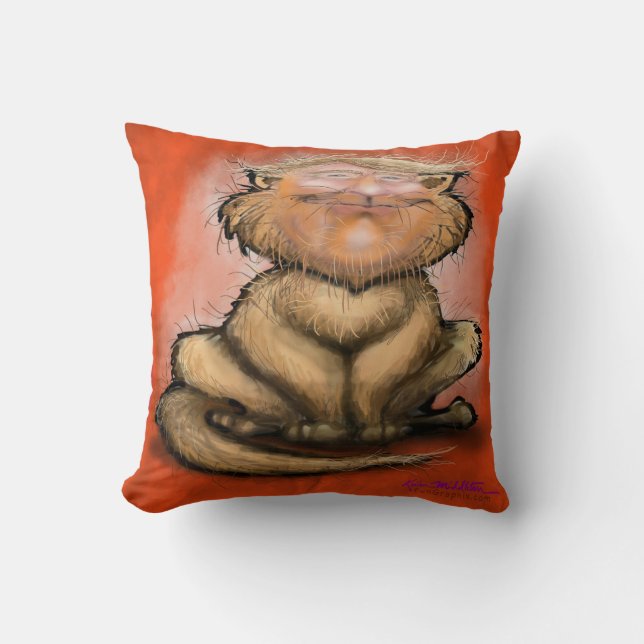 Fat Cat Trump Cushion (Front)
