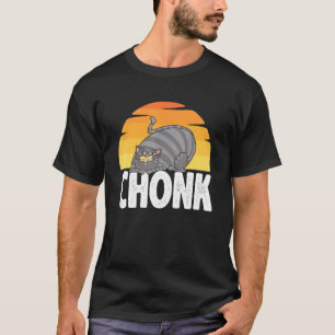 Fat Cats Meme Chonk Cat Fat People Retro Vintage T-Shirt