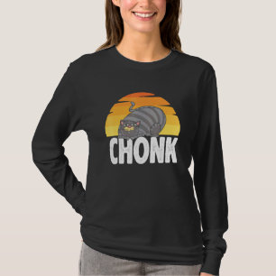 Fat Cats Meme Chonk Cat Fat People Retro Vintage T-Shirt