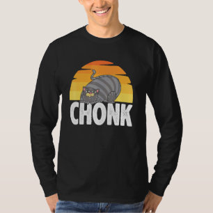 Fat Cats Meme Chonk Cat Fat People Retro Vintage T-Shirt