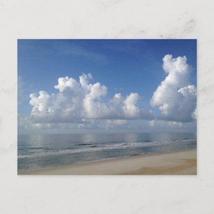 Fat Clouds Over Topsail Island Beach NC USA Photo Postcard