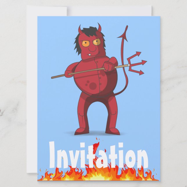 Fat Devil Invitation (Front)