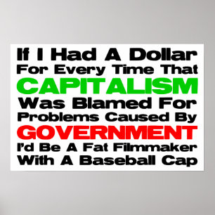 Fat Filmmaker With A Baseball Cap Poster