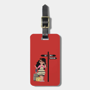 Fat Girls Travelling Luggage Tag