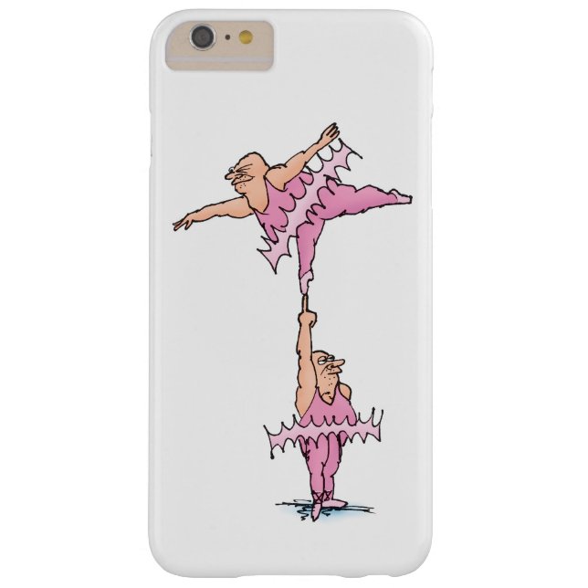 Fat Guys in Pink Tutus Ballet Cartoon Case-Mate iPhone Case (Back)
