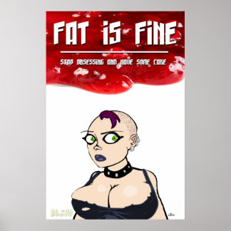 Fat Is Fine : Germaine Poster