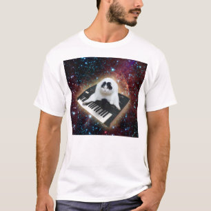 Fat Keyboard Space Cat T-Shirt