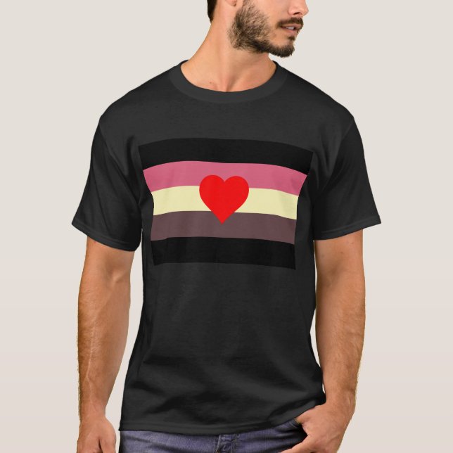 Fat Lovers Pride Flag T-Shirt (Front)