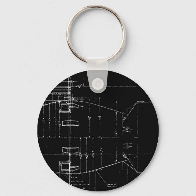 Fat Man atomic bomb Key Ring (Front)