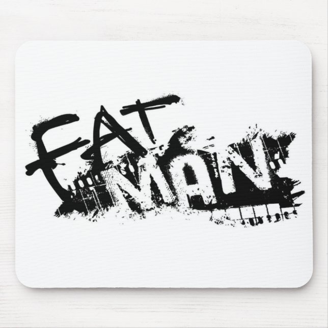 Fat Man Mouse Pad (Front)