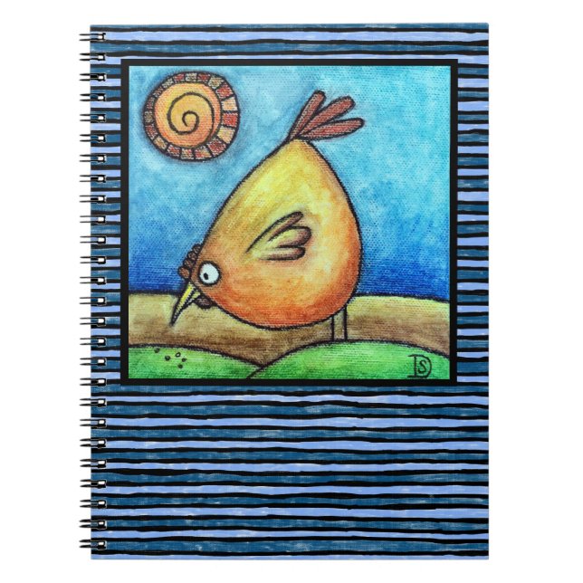 Fat Orange Bird Notebook (Front)